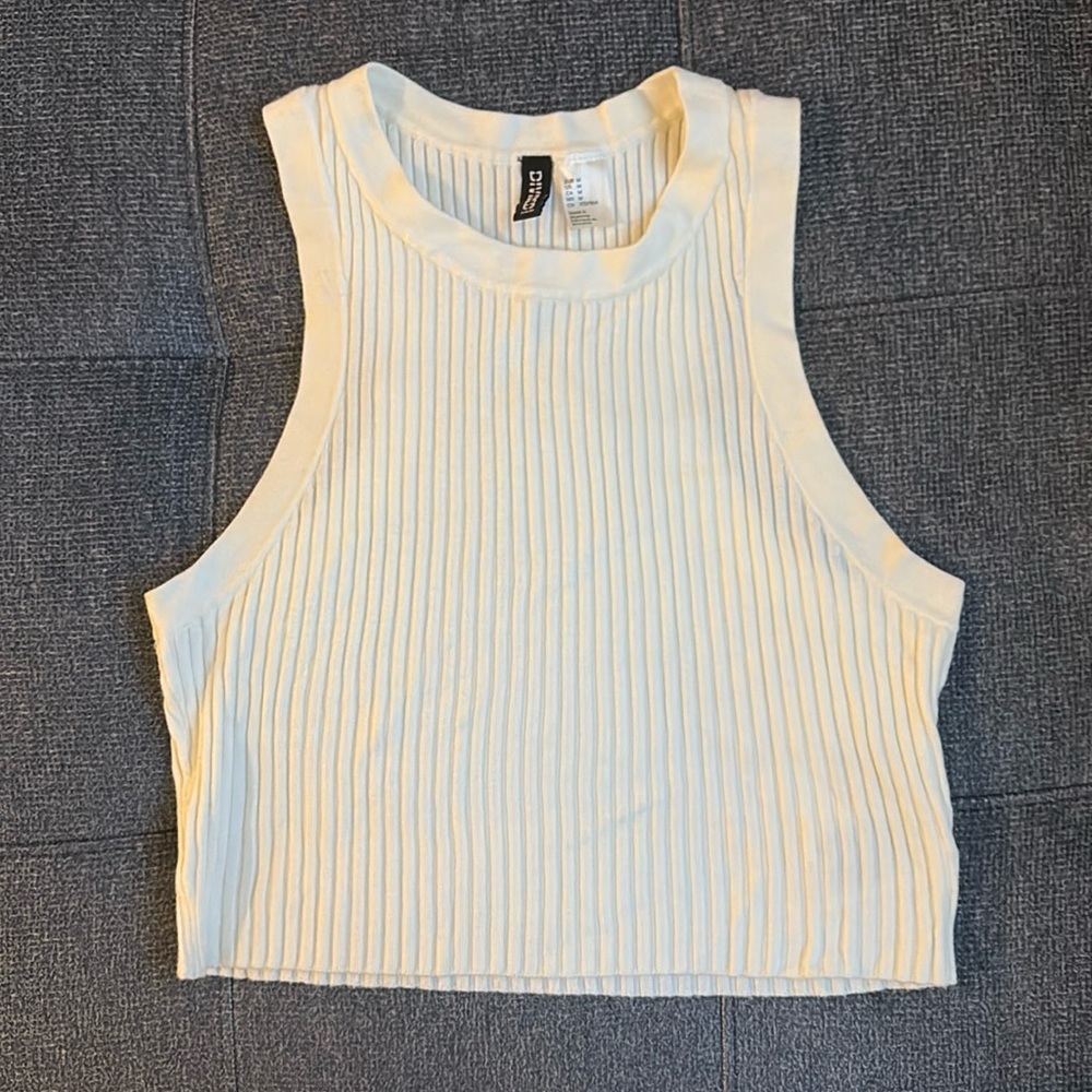 H&M Ribbed Cropped Tank